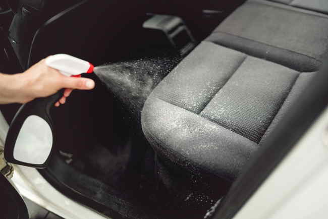 Steam Cleaning and Disinfection of Car Interiors and Car Seats